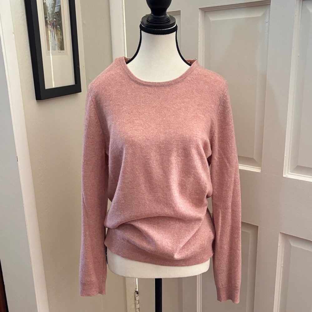 Charter Club Soft Pink Crew Neck Sweater